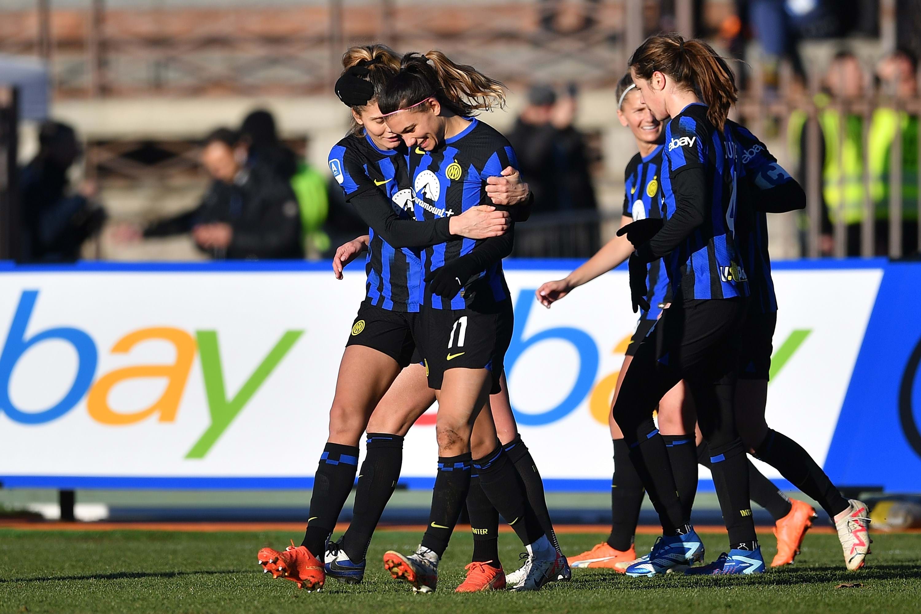 L'Inter batte 2-0 la Roma, primo ko per le campionesse d'Italia