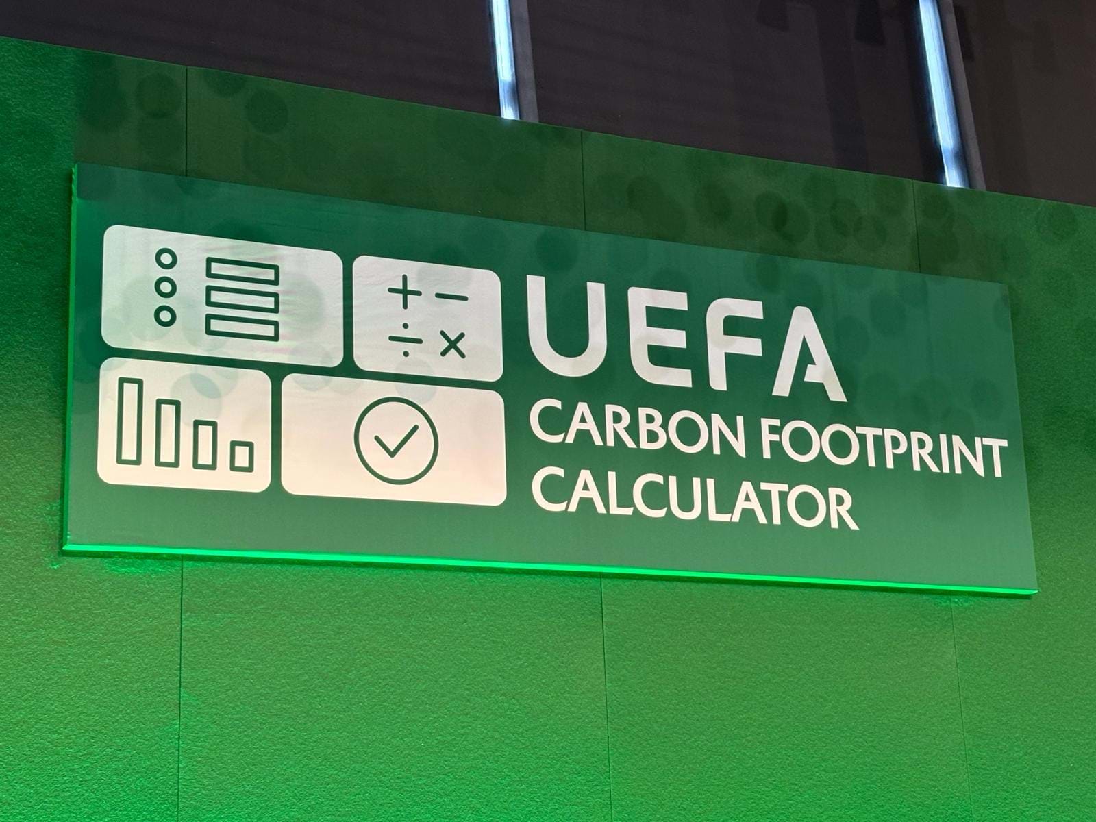 UEFA's Carbon Footprint Calculator presented