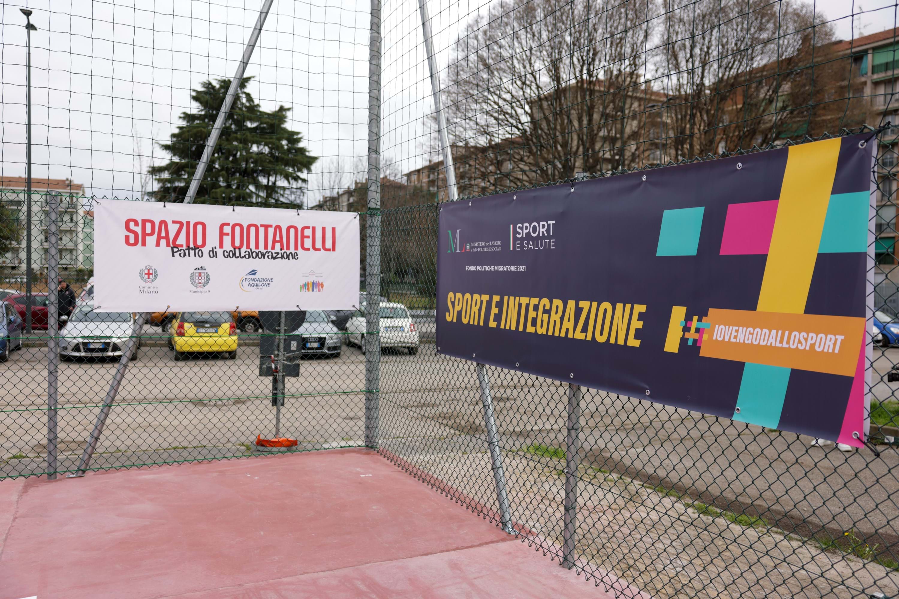 'Sport e Integrazione', a Milano inaugurato il nuovo 'Spazio Fontanelli'