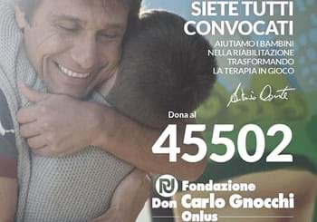 Il Ct Conte per la Fondazione Don Gnocchi: “Aiutiamo i bimbi nella riabilitazione”