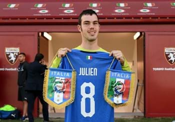 Responsabilità sociale: si avvera a Torino il sogno di Julien con gli Azzurri e UEFA Foundation