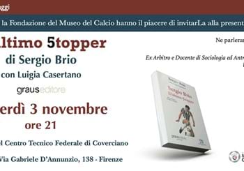 Il 3 novembre a Coverciano la presentazione del libro di Sergio Brio