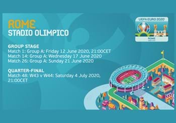 Ufficializzate le date di EURO 2020: il 12 giugno a Roma la gara inaugurale