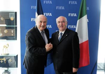 Tecnologia in campo, Tavecchio a Blatter: “Pronti a favorire opera di modernizzazione”