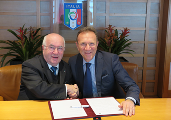 FIGC e ICS insieme per la riqualificazione degli impianti calcistici