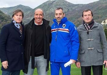 Prosegue il tour di Ventura: il ct in visita al campo di allenamento della Sampdoria