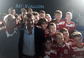 Conte alla mostra ‘Eroi del calcio’: “Sarebbe bello poter aggiungere qualche trofeo…”