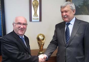 Incontro in FIGC tra Tavecchio e il presidente della Federcalcio ungherese