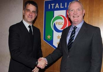 Incontro in FIGC con la Federazione Inglese: il Dg Uva accoglie il presidente Clarke
