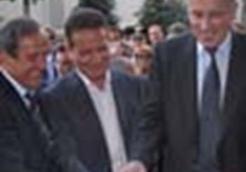 Inaugurata la nuova sede. A Macalli i complimenti di Platini e Abete