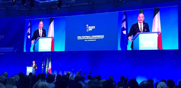 Conferenza FIFA sul Mondiale 2019. Infantino: “Servono ulteriori investimenti e una crescita delle competizioni”