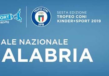 A Crotone la finale nazionale del Trofeo Coni Kinder+Sport 2019