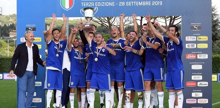 Poste Italiane ancora in trionfo a Coverciano: è loro la terza edizione della Azzurri Partner Cup