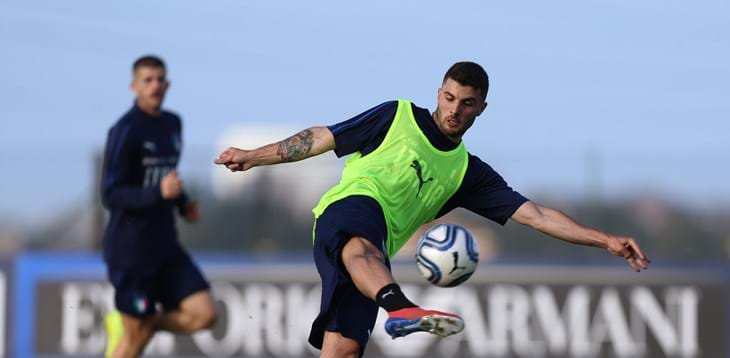 The Azzurrini in Dublin. Cutrone on being back: “Putting on this shirt always fills me with pride”