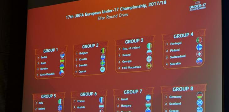 Fase Elite del Campionato Europeo: sorteggiati i gironi di Under 19 e Under 17