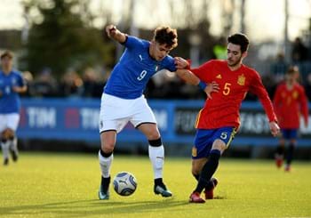 A Vinovo gli Azzurrini sconfitti dalla Spagna. Nunziata: “Buon gioco, ma poca incisività”