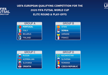 Sorteggio della qualificazione al Mondiale: l'Italia nel gruppo A con Portogallo, Bielorussia e Finlandia 