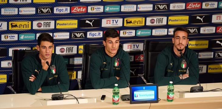 Cistana, Castrovilli and Orsolini called up to the senior side for the first time: