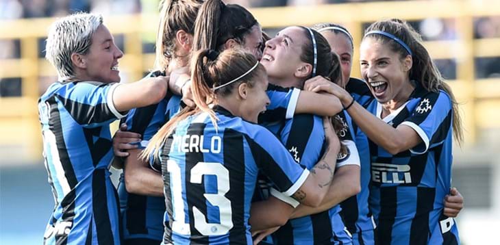 Vittorie per Inter, Sassuolo e Tavagnacco, domani Empoli-Juventus e Fiorentina-Florentia