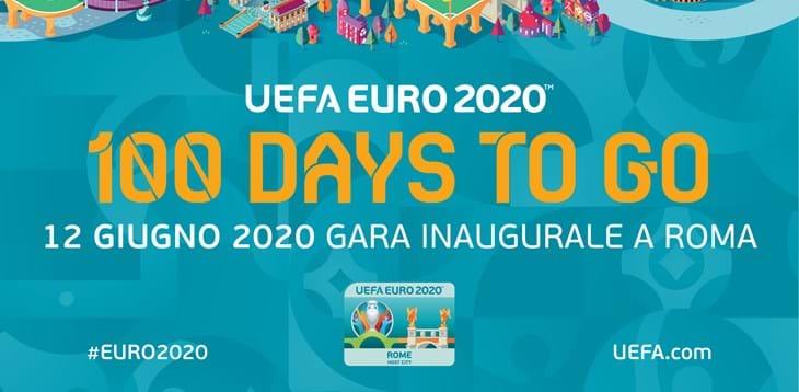 -100 giorni all’inizio del Campionato Europeo, oggi l’evento in Campidoglio