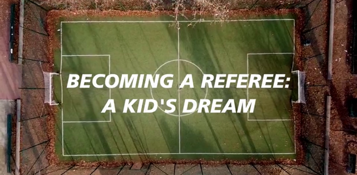‘Becoming a referee: a kid’s dream’: sulle piattaforme FIGC il sogno di un giovane arbitro raccontato in 9 puntate