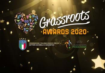 Settore Giovanile e Scolastico: assegnati i Grassroots Awards per la stagione 2019-2020