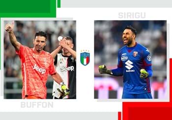  The statistical head-to-head of Serie A matchday 30: Gianluigi Buffon vs. Salvatore Sirigu
