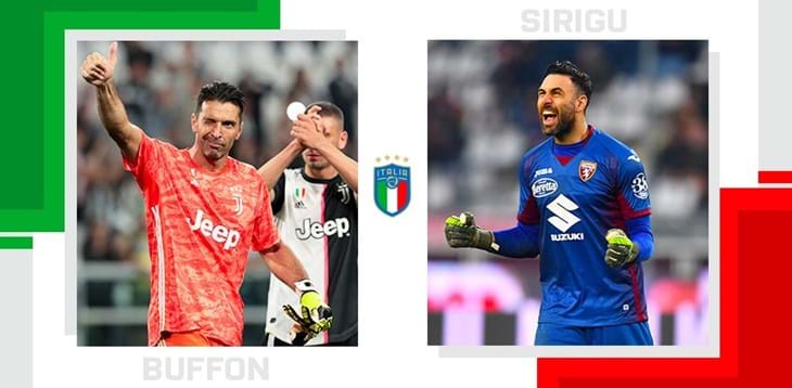 The statistical head-to-head of Serie A matchday 30: Gianluigi Buffon vs. Salvatore Sirigu