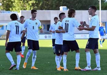 A Lignano Sabbiadoro arriva il primo successo della stagione, 2-1 alla Slovenia con i gol di Colpani e Melegoni