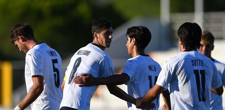 Allenamento a Tirrenia in vista del match con la Svezia, lunedì la partenza per Kalmar