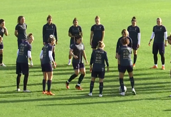 Azzurre al lavoro a Coverciano verso Italia-Danimarca