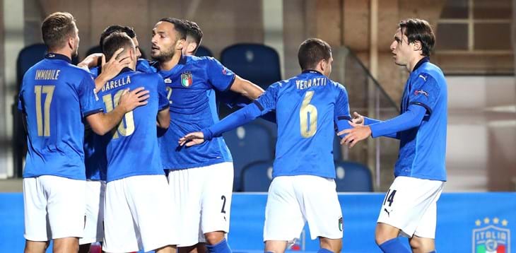 L’Italia resta al 12° posto del Ranking FIFA, 7ª tra le nazionali europee in vista del sorteggio per le qualificazioni mondiali