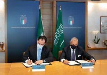Firmato protocollo d’intesa tra la FIGC e la Federazione Calcio dell’Arabia Saudita