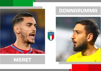 Statistical head-to-head for matchday 8 in Serie A: Alex Meret vs. Gianluigi Donnarumma