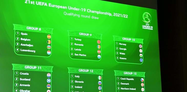 Qualifying Round draw for the Under-19 and Under-17 European Championships conducted in Nyon