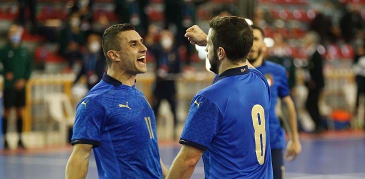 Gli Azzurri vincono ancora: netto 7-4 alla Finlandia nella seconda gara di qualificazione a Futsal Euro 2022