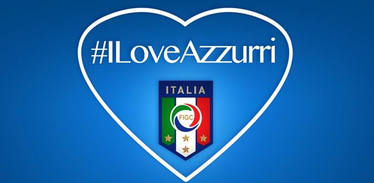 #IloveAzzurri l'hashtag per dire 