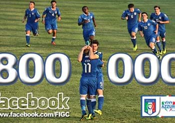 Facebook: la Fan Page Azzurra supera gli 800.000 iscritti!