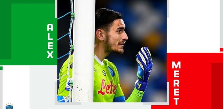 Alex Meret rated as the best Italian on matchday 22 by the media