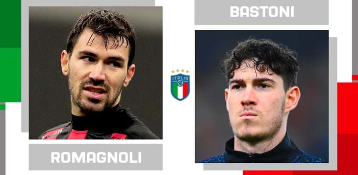 Statistical head-to-head for matchday 23 in Serie A: Alessio Romagnoli vs Alessandro Bastoni