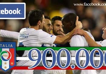 Facebook: la Fan Page Azzurra supera i 900.000 iscritti!
