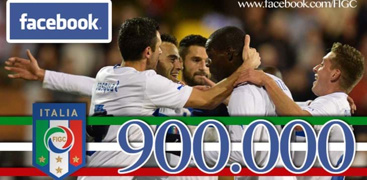 Facebook: la Fan Page Azzurra supera i 900.000 iscritti!
