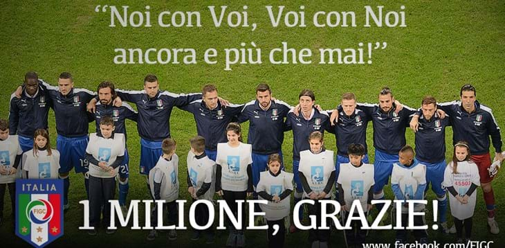 Facebook: 1 Milione di grazie!