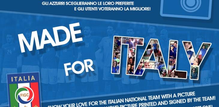 Partecipa al contest fotografico MADE FOR ITALY!
