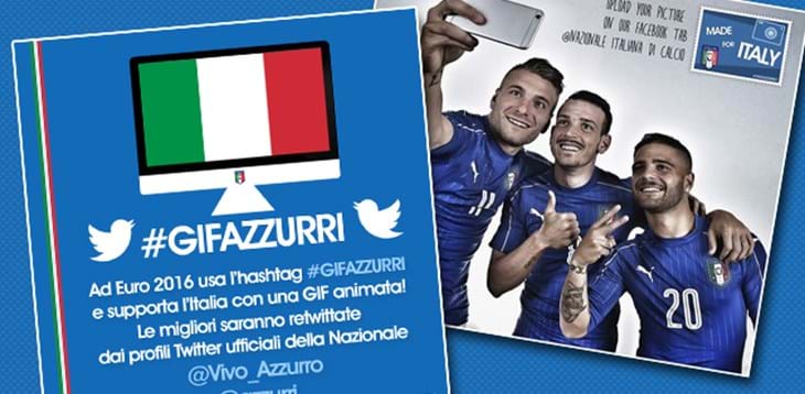 Gif, e foto, due contest per Tifosi Azzurri su Twitter e Facebook!