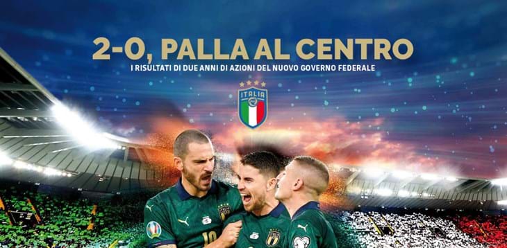 ‘2-0, palla al centro’: pubblicato sul sito FIGC il documento con i risultati dei primi due anni della presidenza Gravina