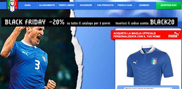 FIGC Store: Black Friday!