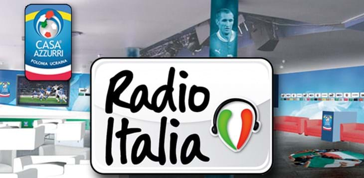 Da domani Casa Azzurri in diretta su Radio Italia!