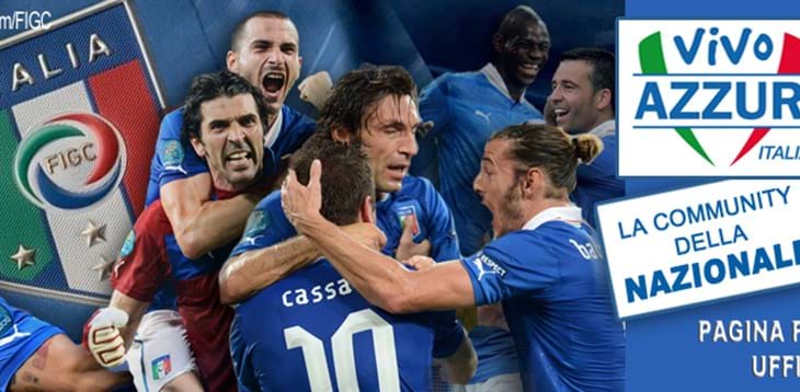 La Nazionale Italiana seconda anche su Facebook!