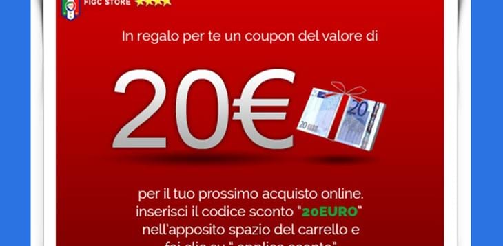 FIGC Store: -20 euro!